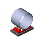 Опора Роликовая Балансирная ГРП-ОРБ-20 Опора Роликовая Балансирная ГРП-ОРБ-20