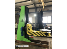 Позиционер консольный L-образный, проектная модель и завершённое устройство